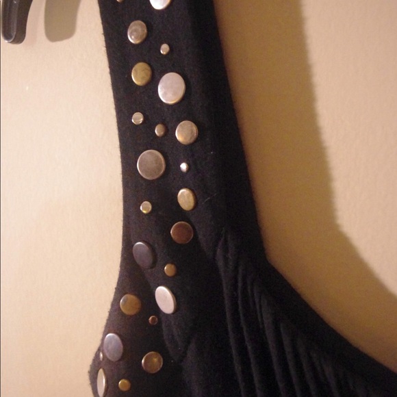 BAILEY 44 Black Embellished Tank - Picture 2 of 3